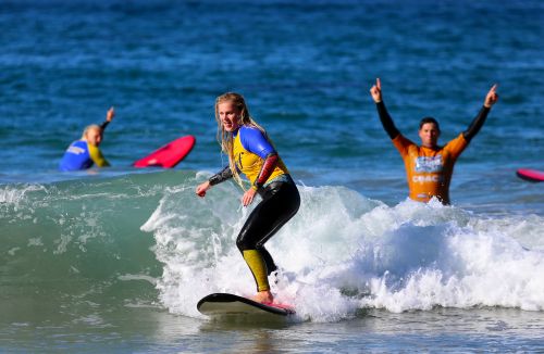 Surf Lessons with Port Macquarie Surf School - Logo