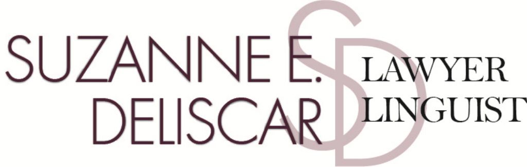Suzanne E. Deliscar, Lawyer-Linguist - Logo
