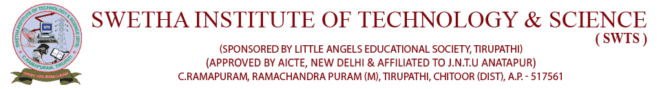 Swetha Institute of Technology & Science for Women (SITS) - Logo