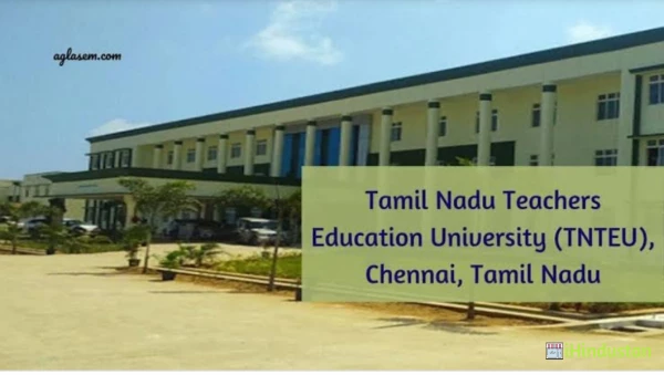 Tamil Nadu Teachers Education University - TNTEU - Logo