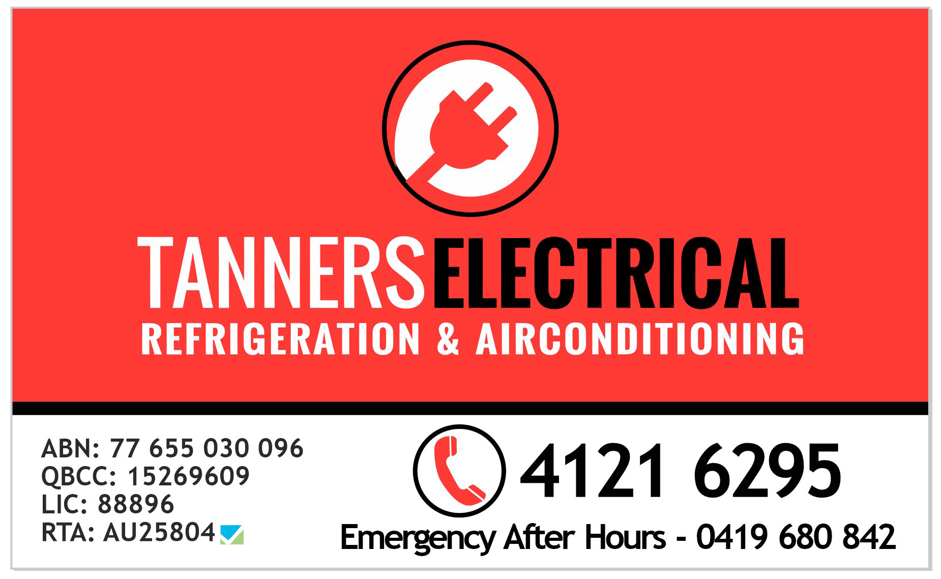 Tanners Electrical Refrigeration and Air Conditioning - Logo