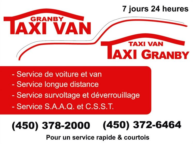 Taxi Granby / Taxi Van Granby - Logo