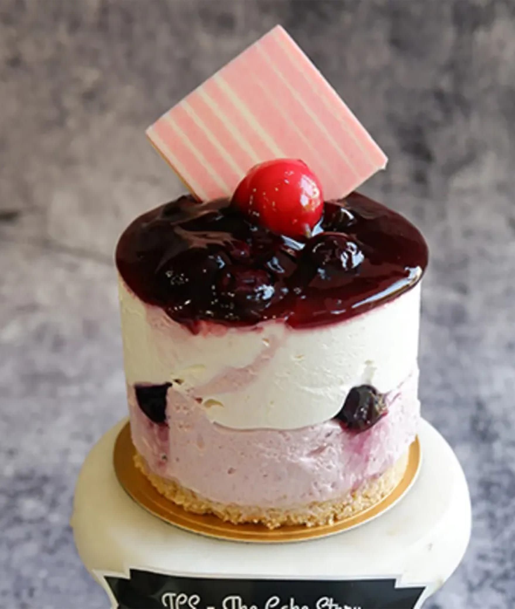 TCS THE CHEESE CAKE STORY - Logo