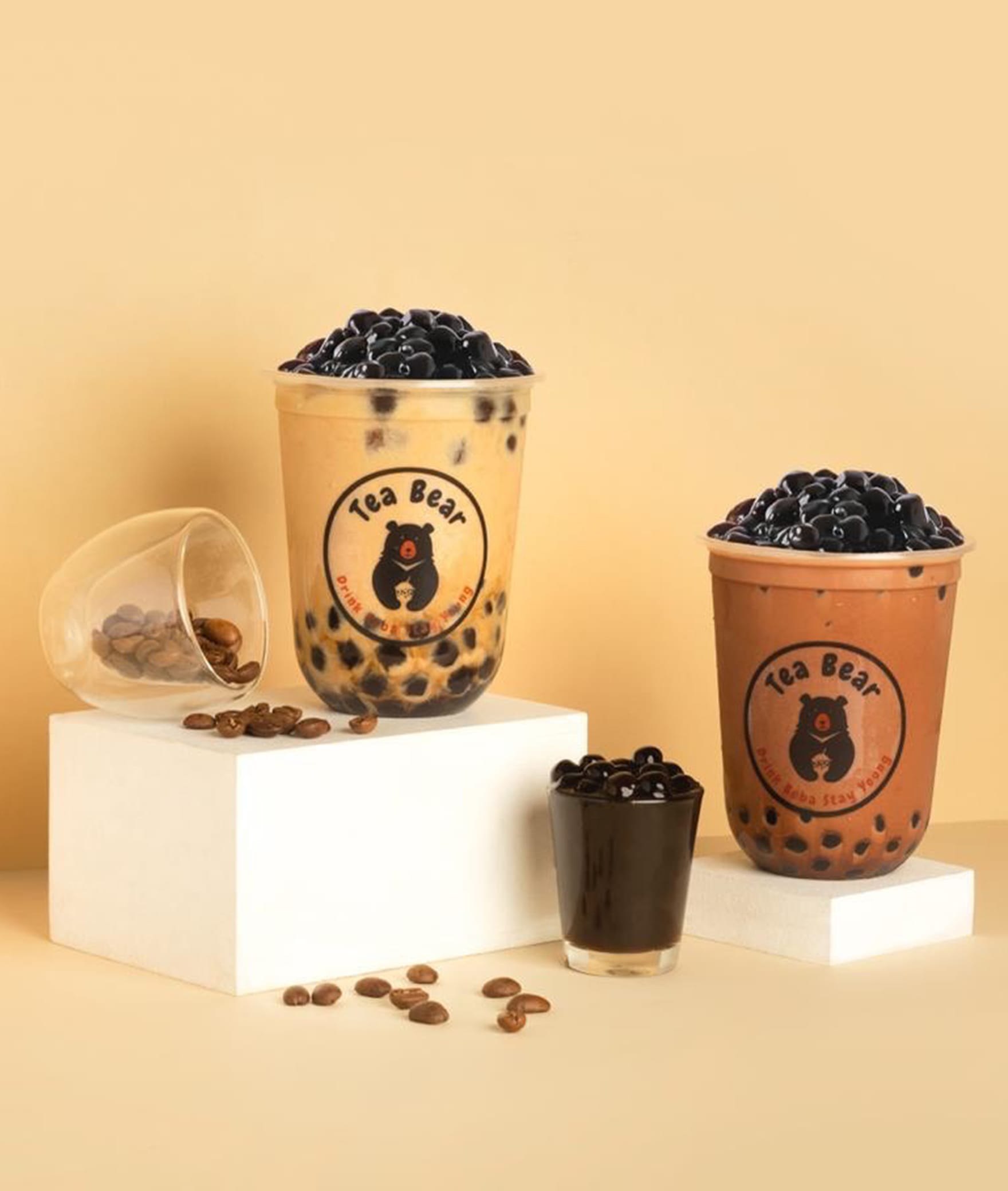 Tea Bear "Bubble Tea" - Logo