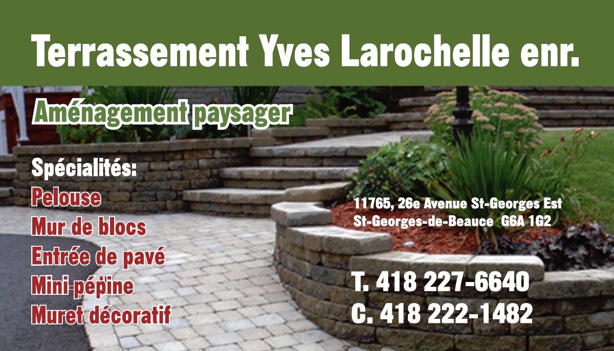 Terrassement Yves Larochelle Enr. - Logo
