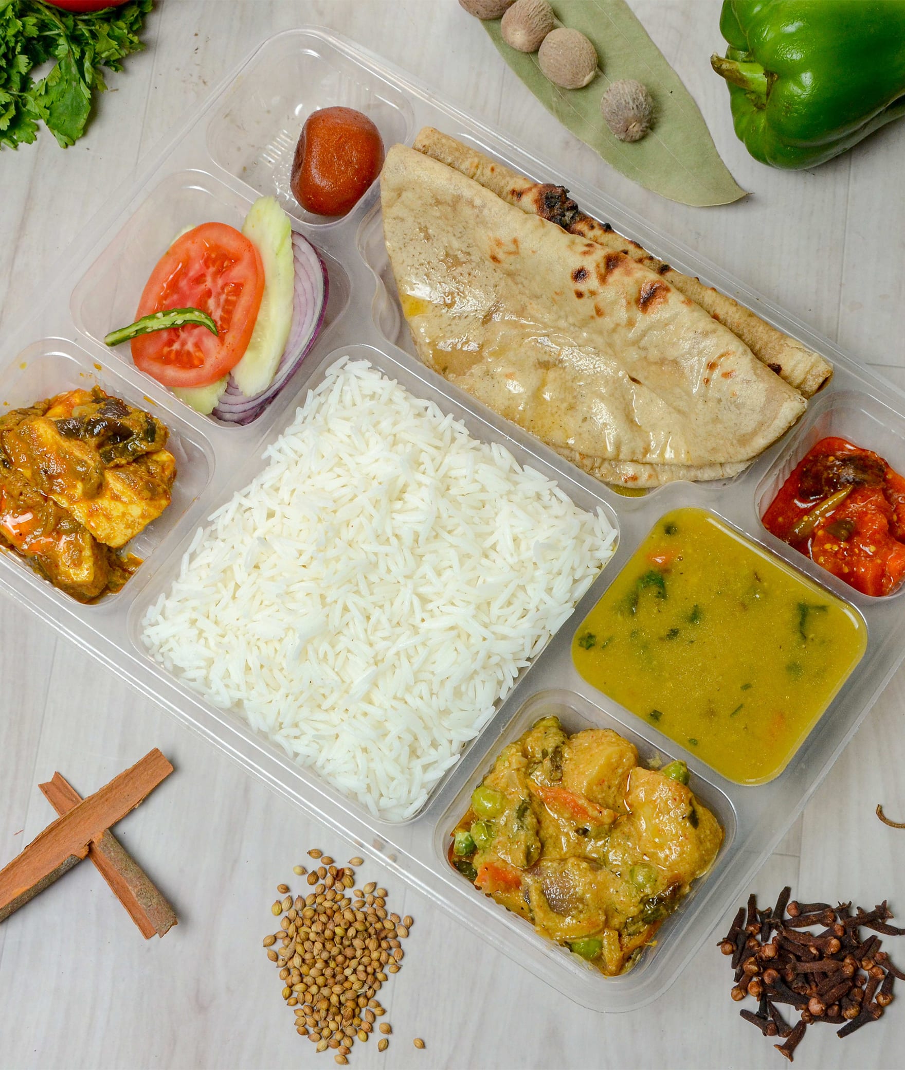 ThaliBazaar "A Taste of Rajasthan in Every Bite" - Logo