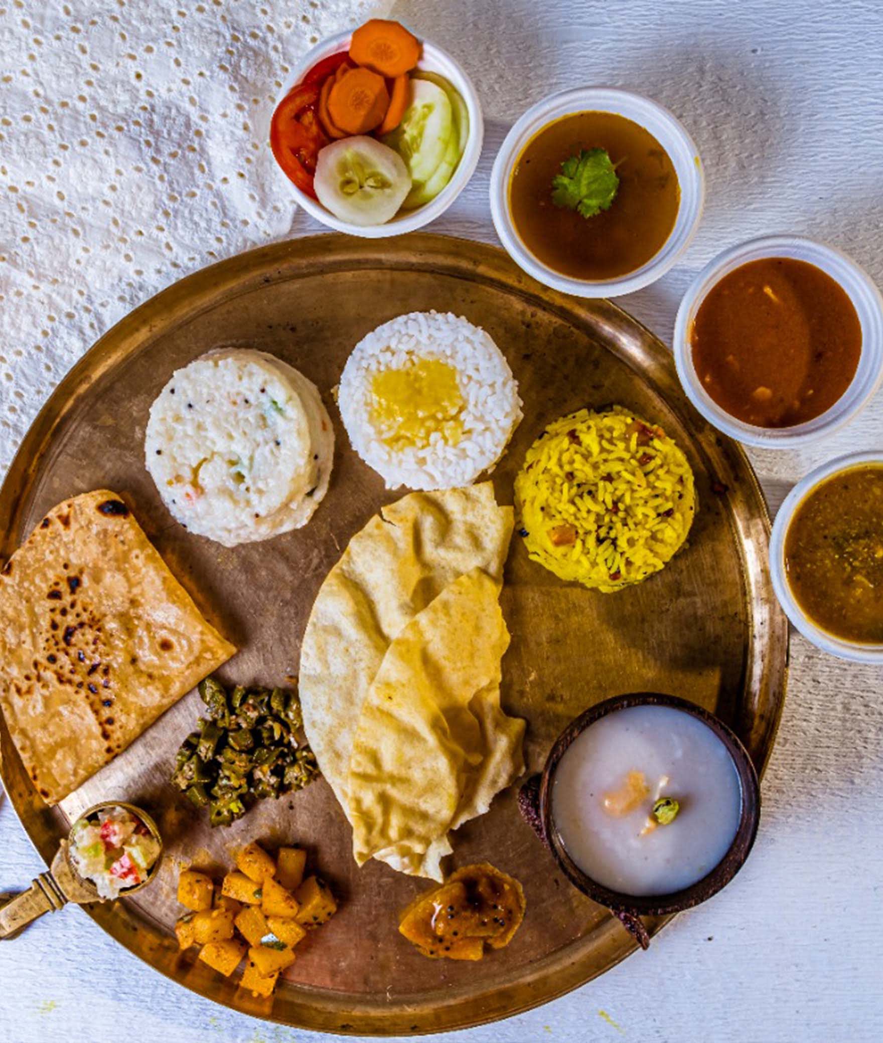 Thaligai Veg Restaurant - Logo
