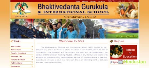 The Bhaktivedanta Gurukula and International School, Ma - Logo