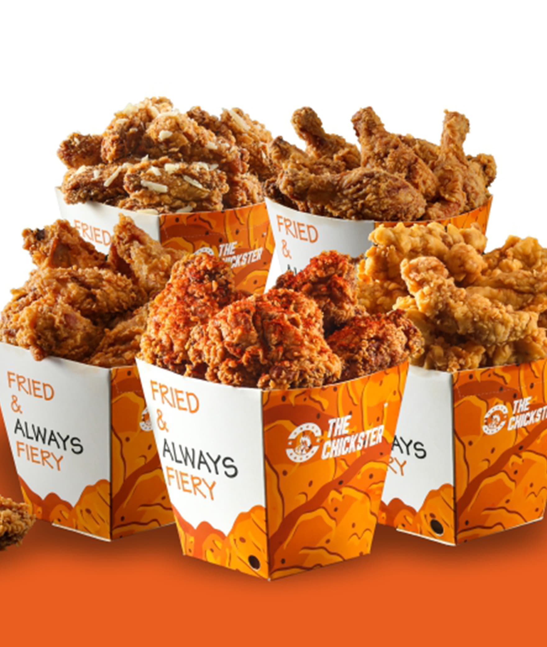 THE CHICKSTER- Fried Chicken - Logo