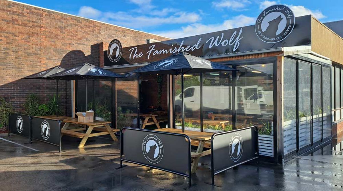 The Famished Wolf - Braeside - Logo
