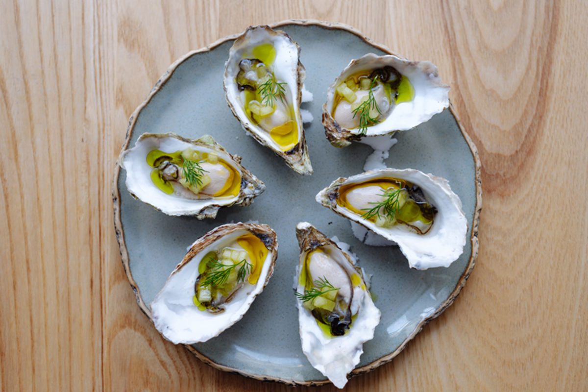 The Floating Oyster Wine Bar - Logo