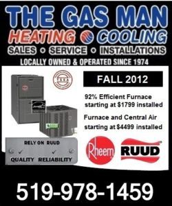 The Gas Man Heating &a; Cooling - Logo