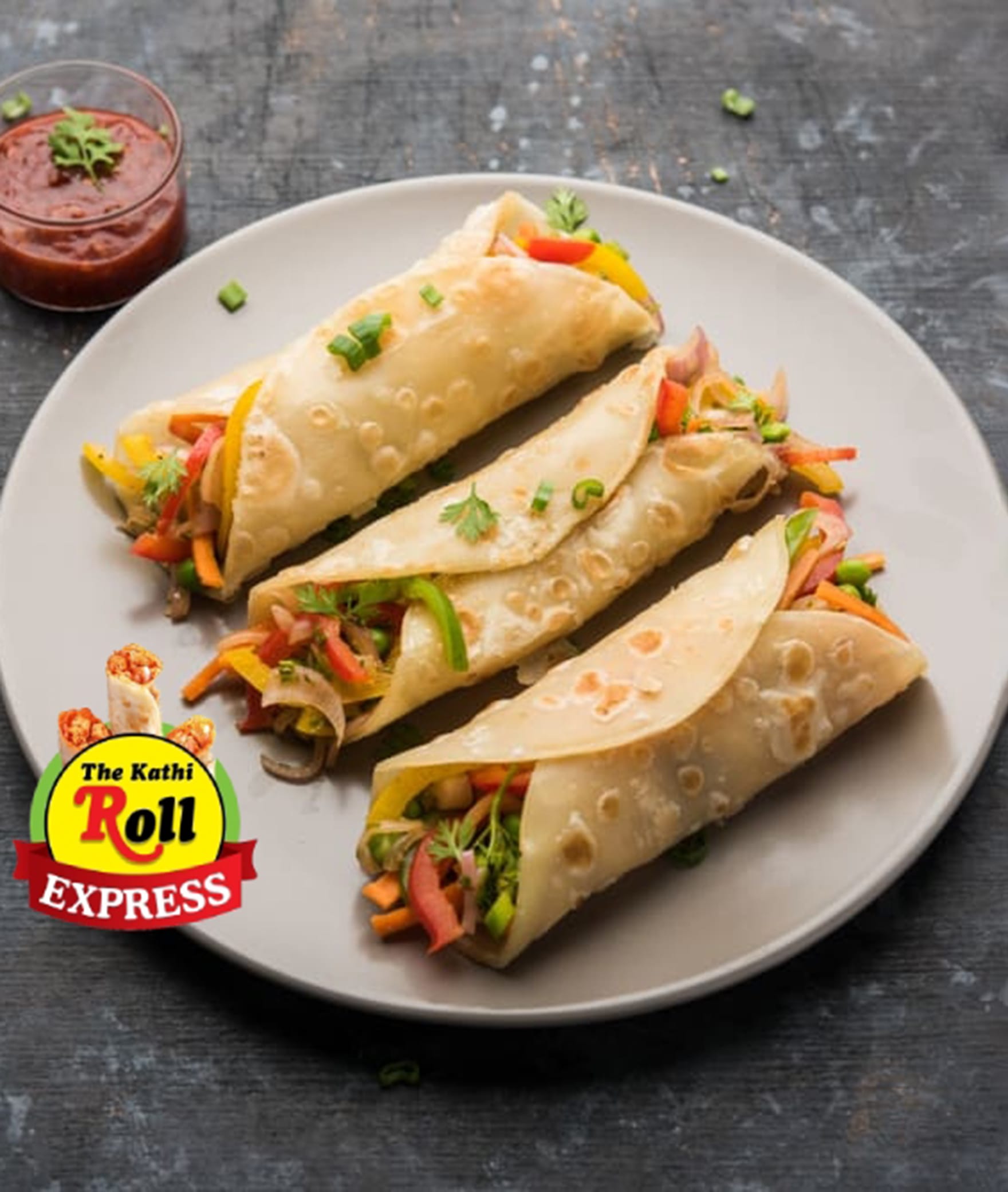 The kathi Roll Express - Logo