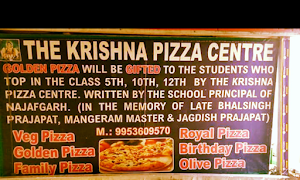 The Krishna Pizza Center Foodcart - Logo
