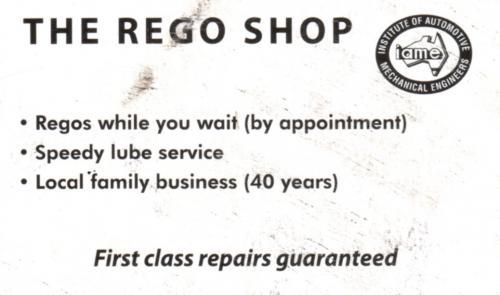 The Rego Shop - Cover photo