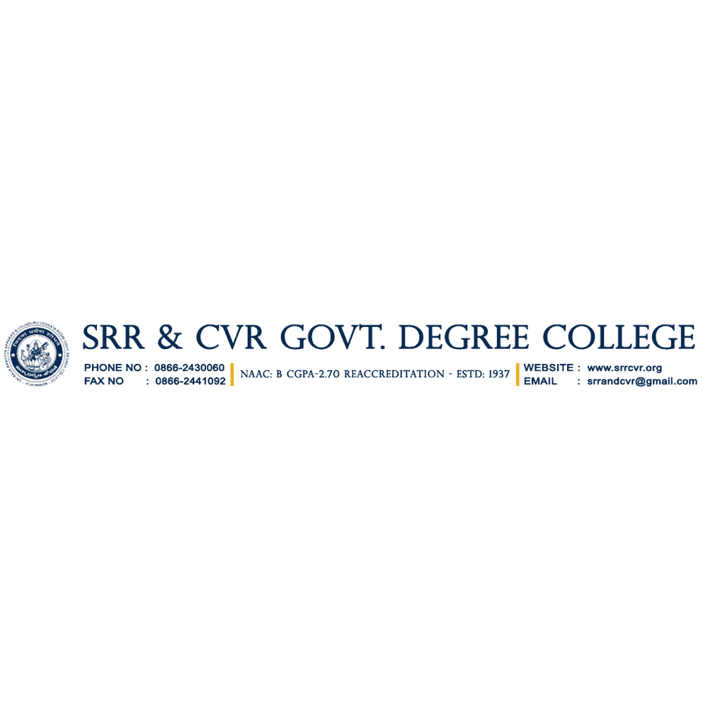 The SRR & CVR Govt. Degree College Vijayawada (SRR) - Logo
