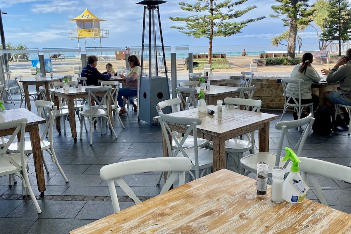 The Surfers Paradise Beach Cafe - Logo