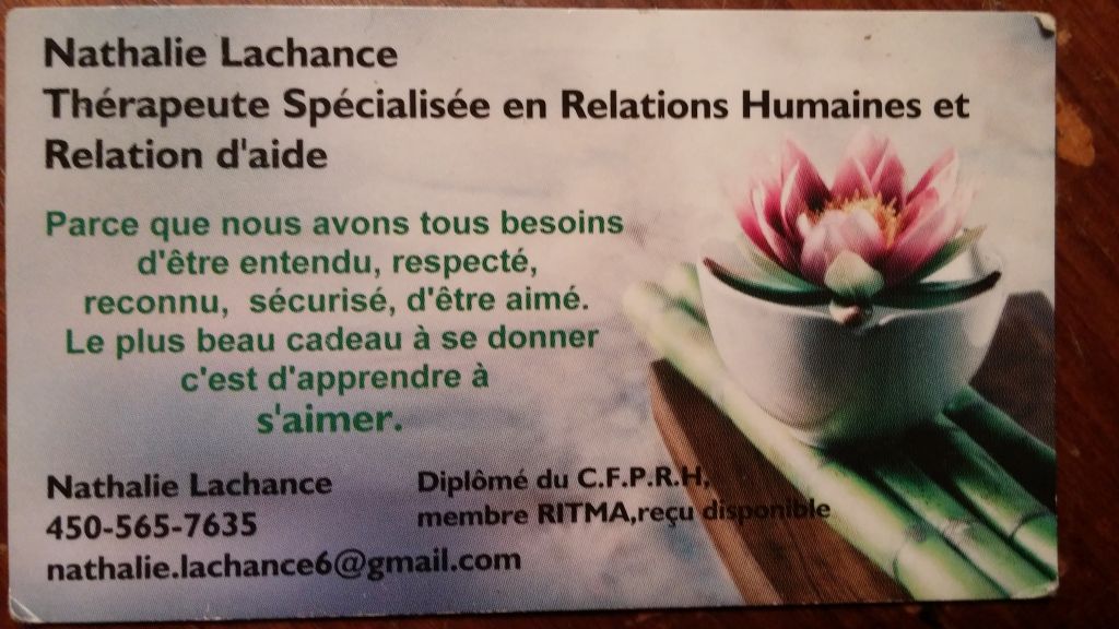Thérapeute Spécialisée en Relations Humaines - Logo