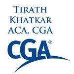 Tirath Khatkar, ACA, CGA - Logo
