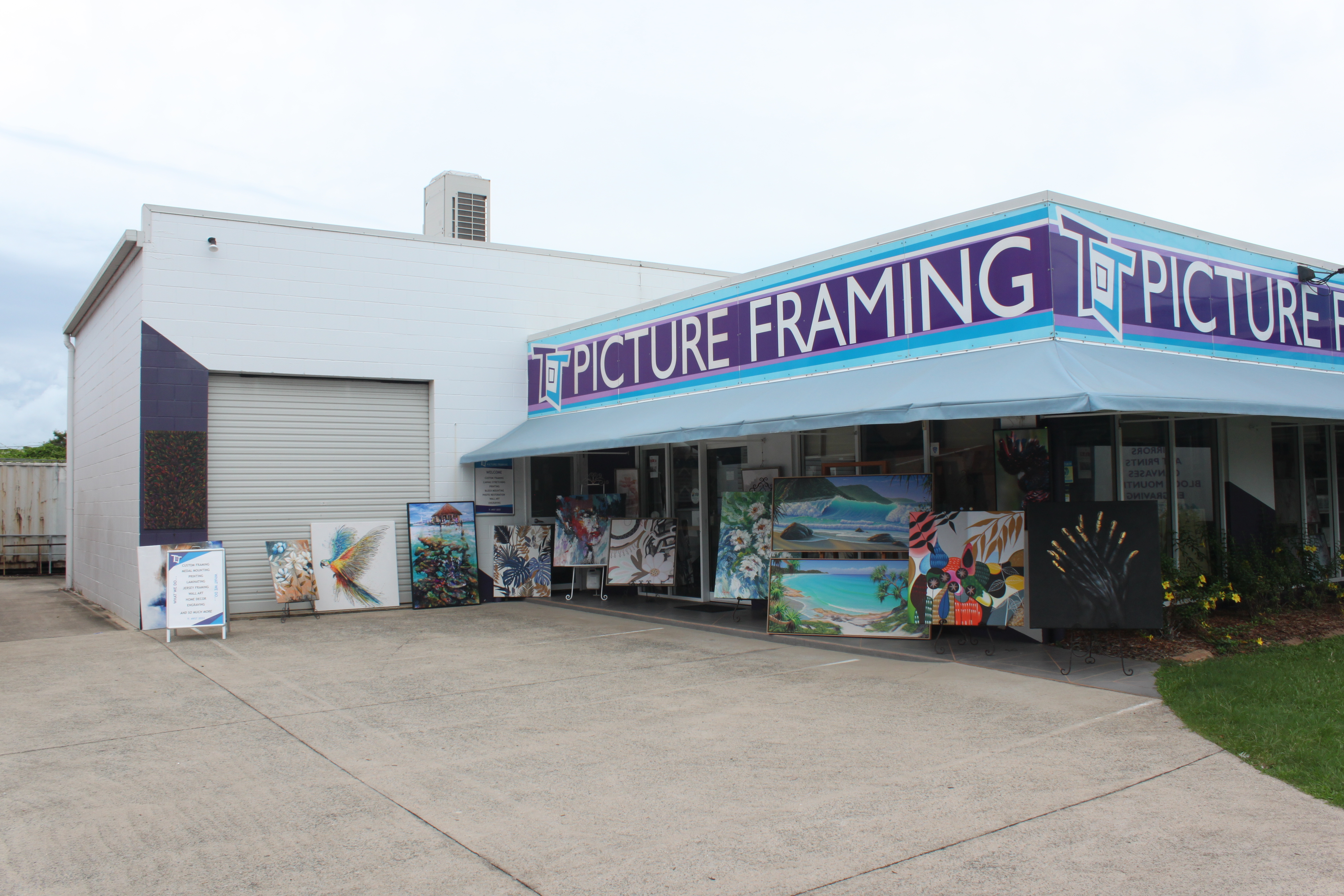 TJ Picture Framing - Logo