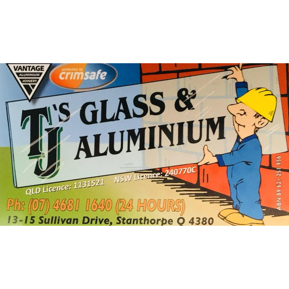 TJ's Glass & Aluminium - Logo
