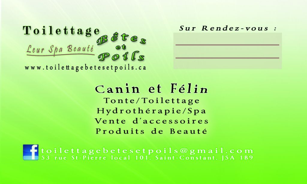 Toilettage Bêtes Et Poils - Logo