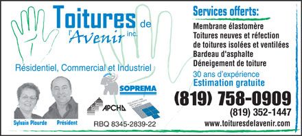 Toitures de l&s;Avenir Inc - Cover photo