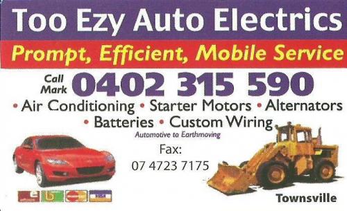 Too Ezy Auto Electrics - Logo