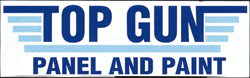 Top Gun Panel And Paint - Logo