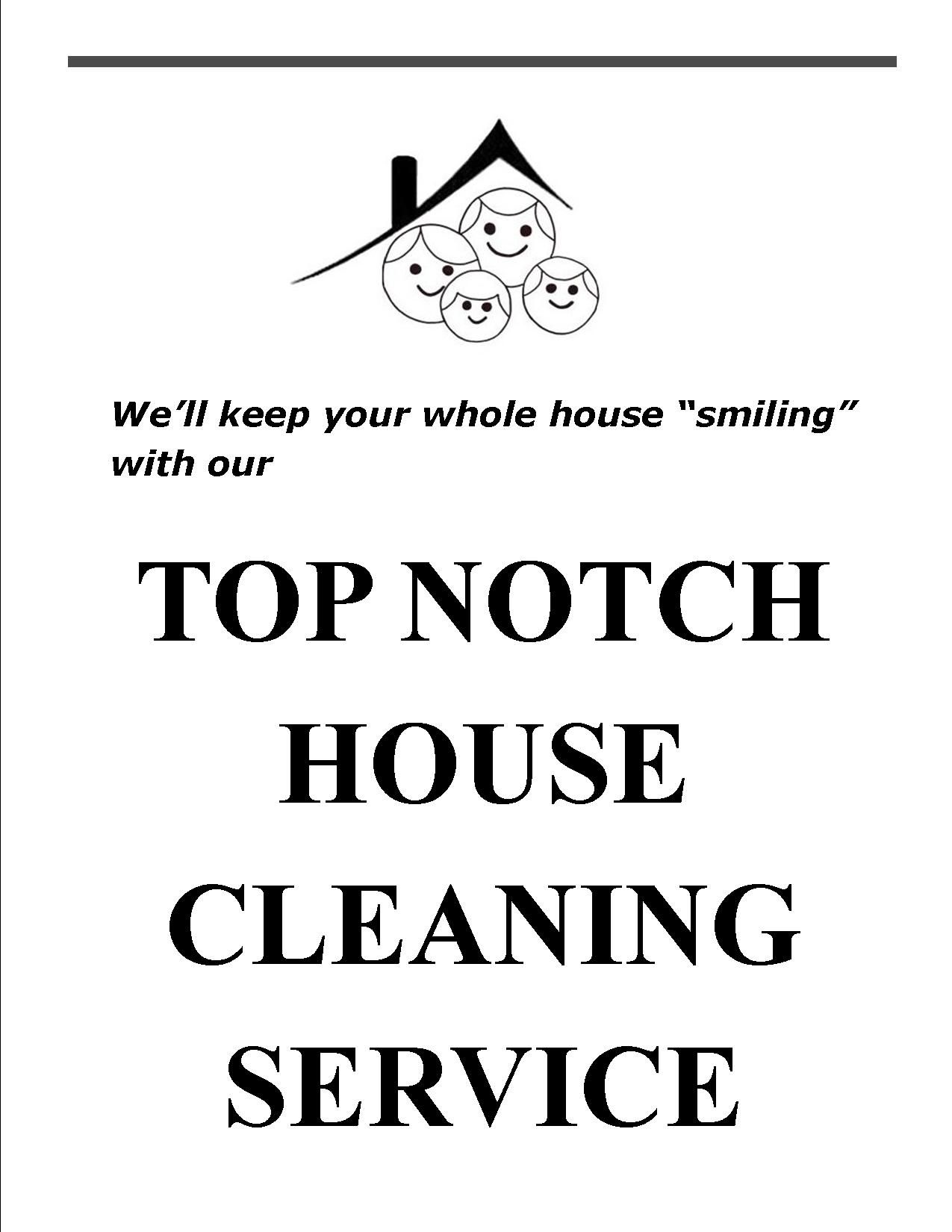 TOP NOTCH CLEANING SERVICES - Logo