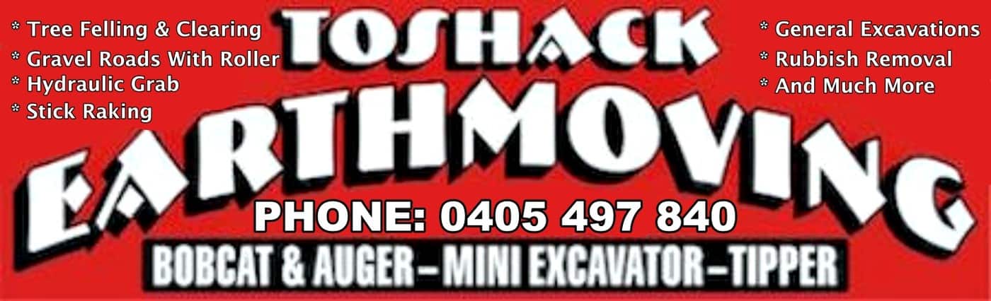 Toshack Earthmoving - Cover photo