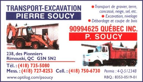 Transport - Excavation Pierre Soucy - Logo