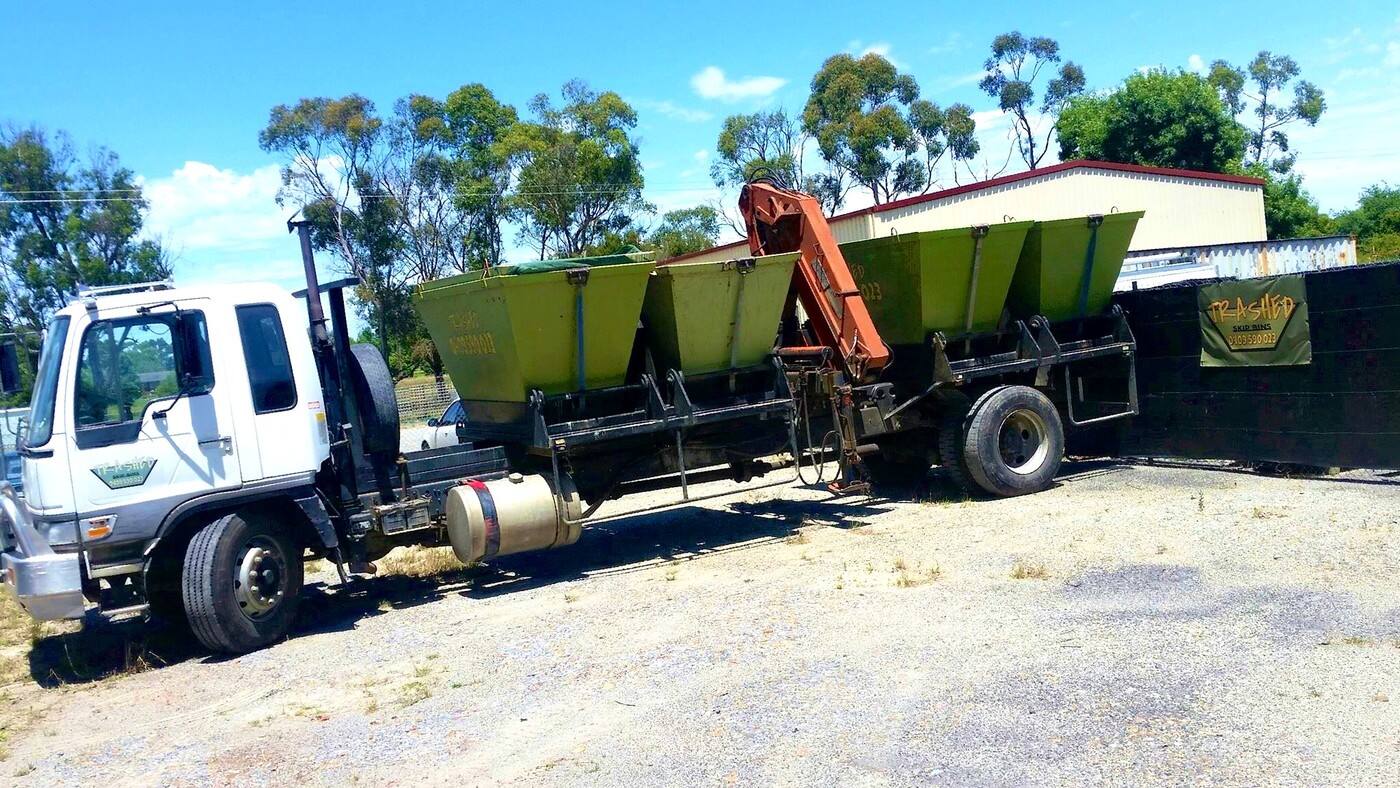 Trashed Skip Bins - Cover photo