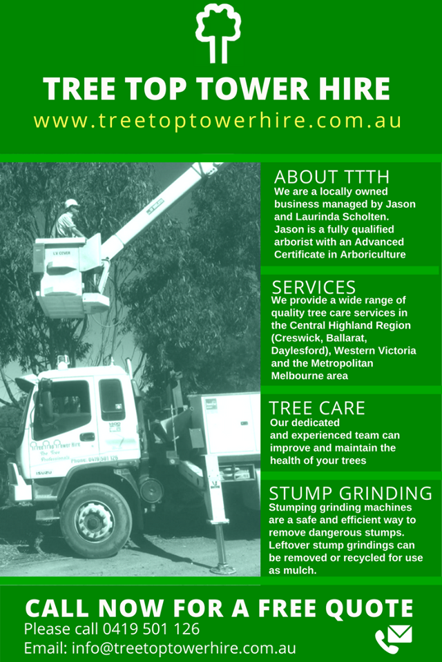 Tree Top Tower Hire - Logo