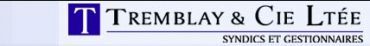 Tremblaycie.com Ltee, syndic - Logo