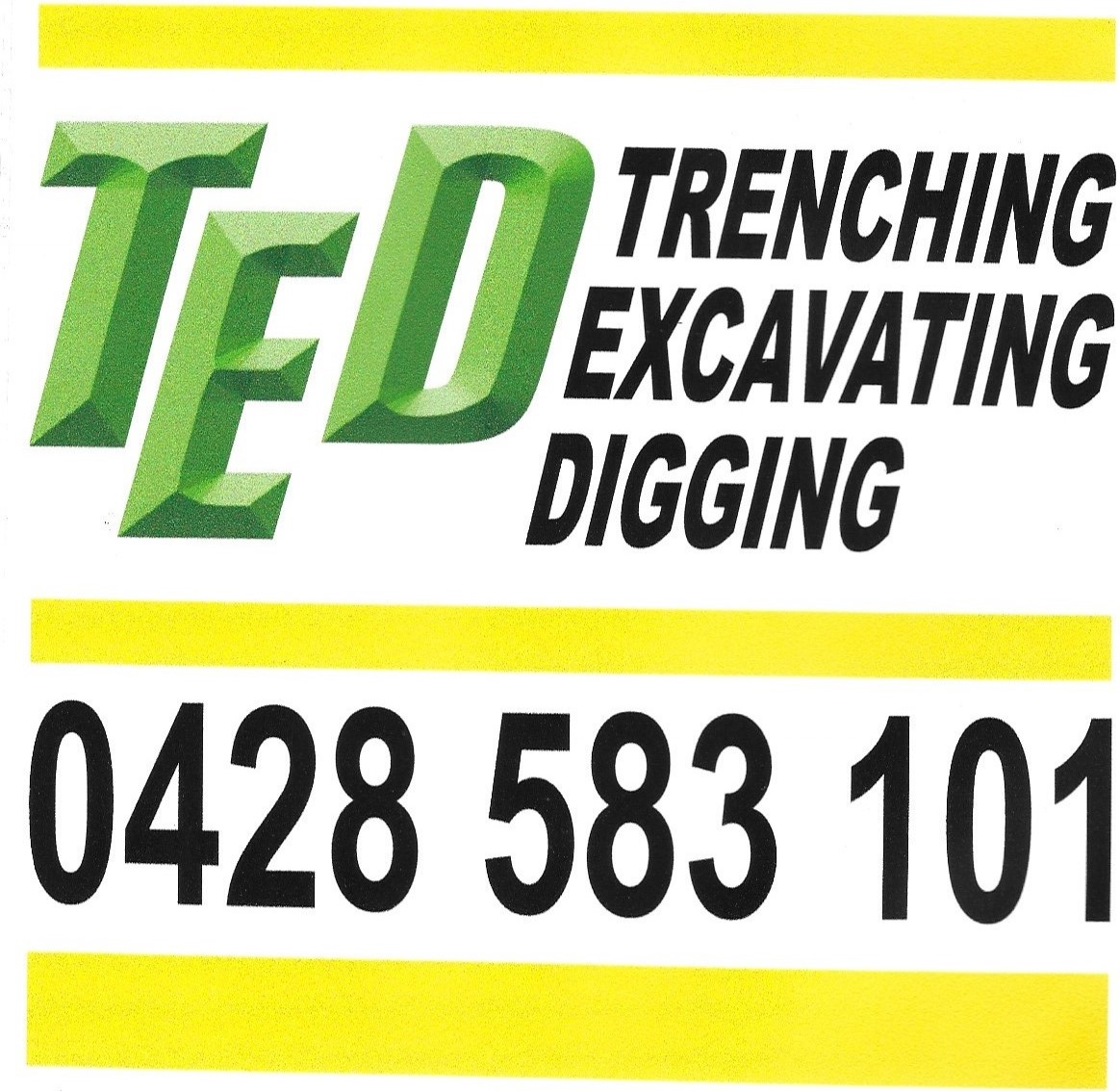 Trenching Excavating Digging - Logo