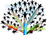 T R Gandhi Public School - Logo