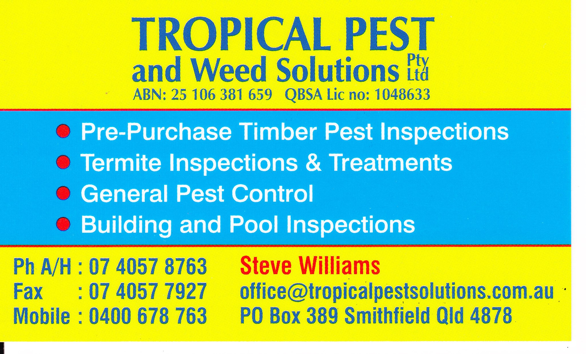 Tropical Pest and Weed Solutions Pty Ltd - Logo