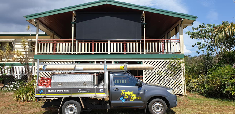 Tropical Shade Blinds - Logo