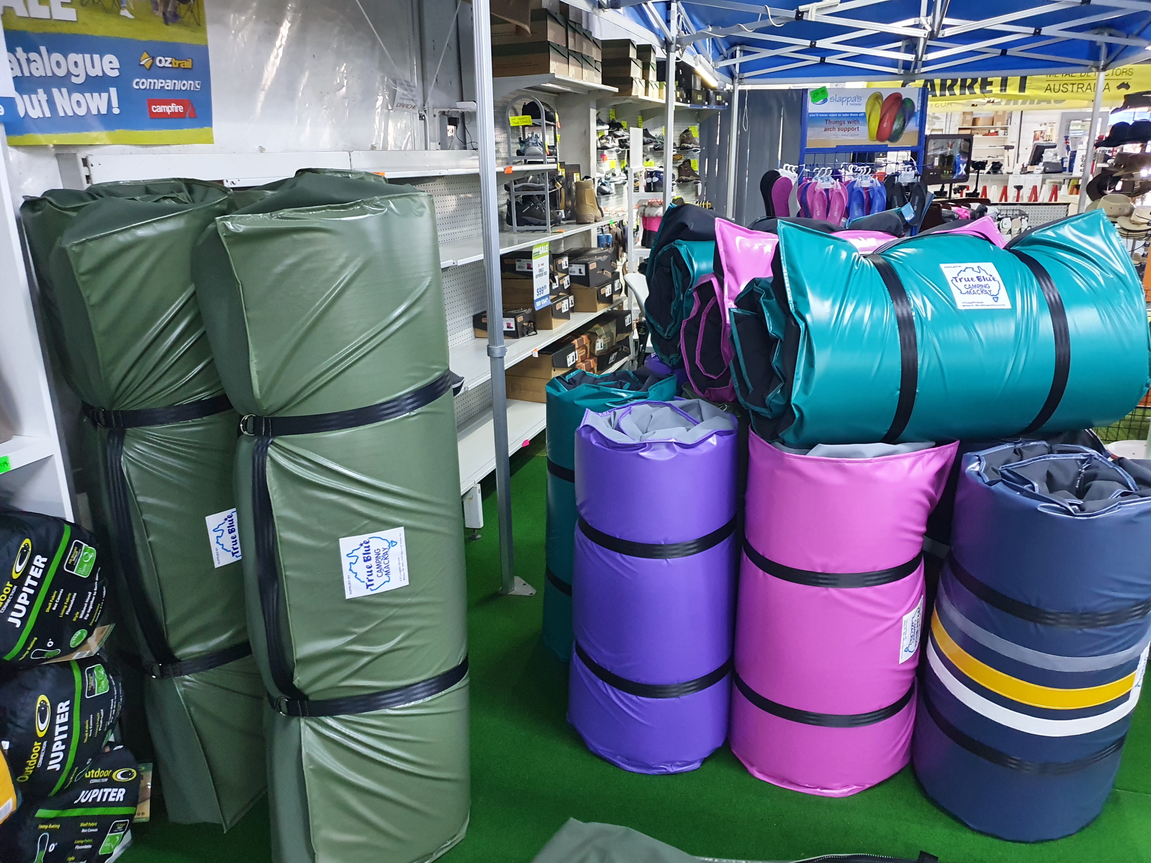 True Blue Camping Warehouse - Logo