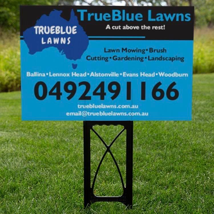 TrueBlue Lawns - Logo