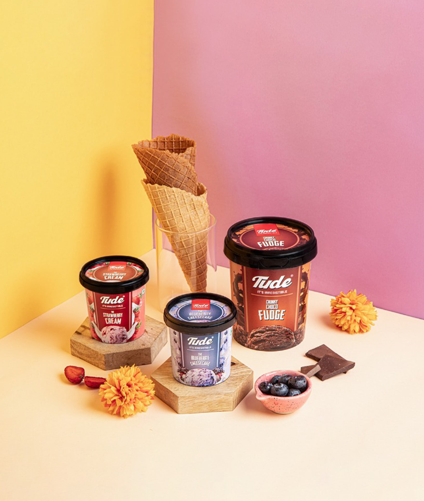 Tude Premium Ice Creams - Logo