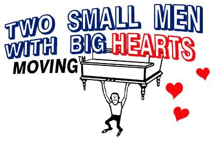 Two Small Men with Big Hearts Moving - Logo