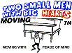 Two Small Men With Big Hearts - Logo