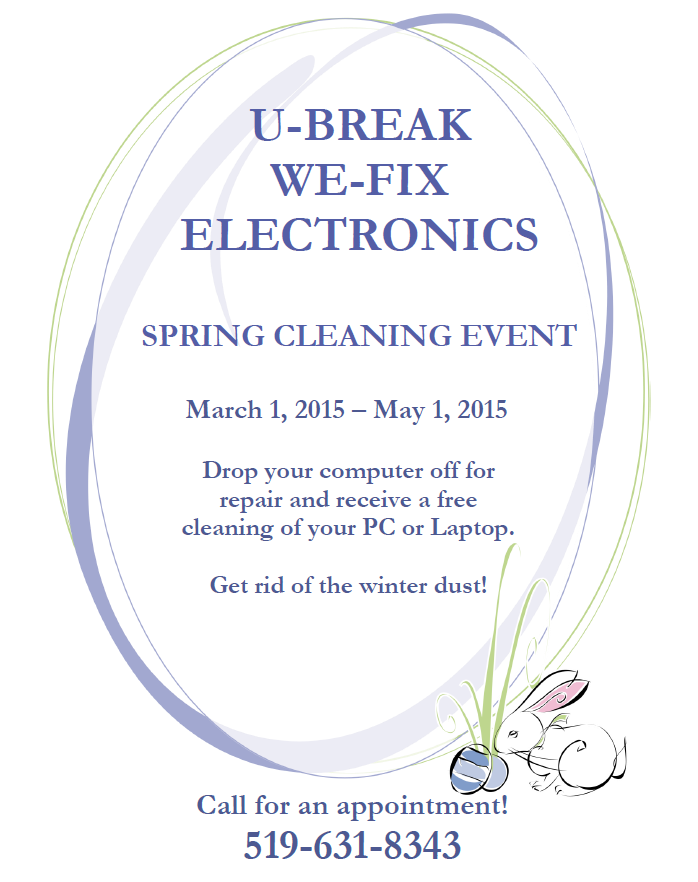 U-Break We-Fix Eletronics - Logo