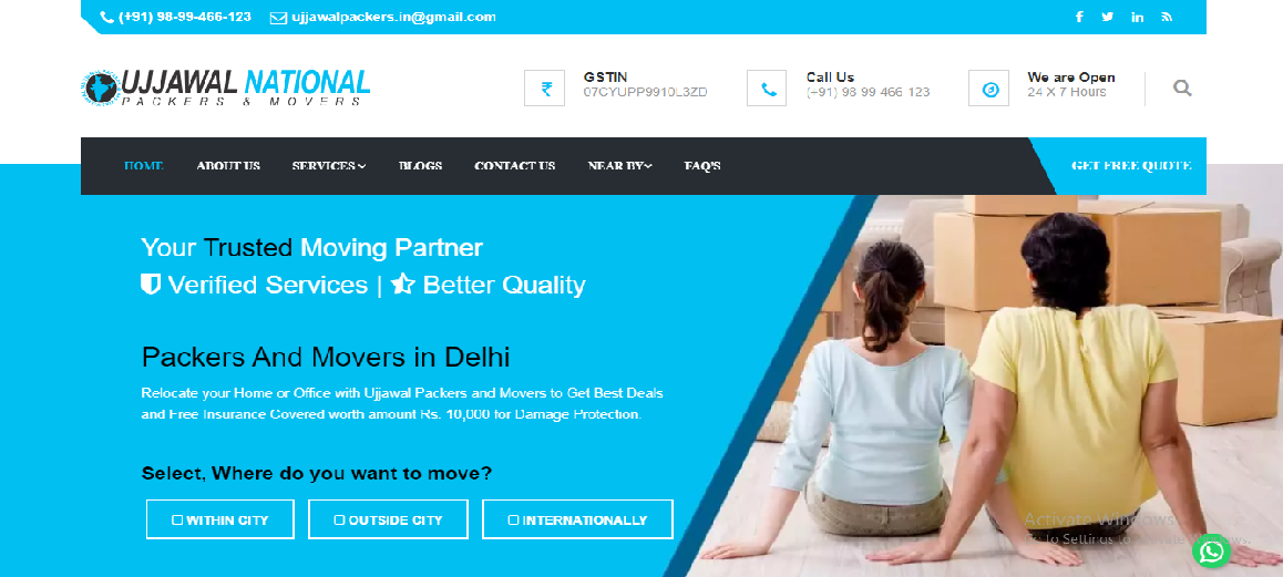 Ujjawal National Packers Movers - Cover photo