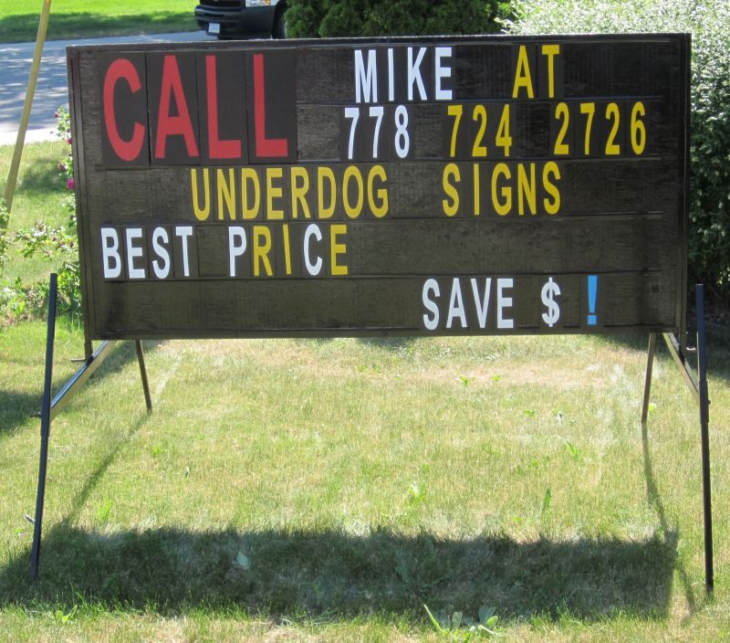 Underdog Portable Signs - Logo