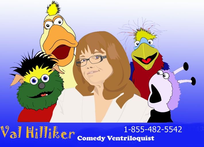 Val Hilliker Comedy Ventriloquist - Logo