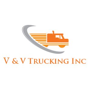 V &a; V Trucking Inc - Logo