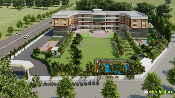 V Blooms International School - Logo
